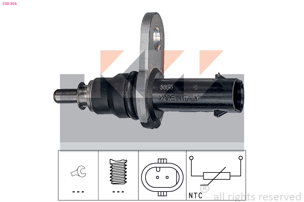 Senzor,temperatura ulei 530 356 KW